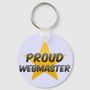 Proud Webmaster Key Ring