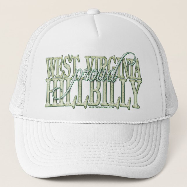 Proud West Virginia Hillbilly Trucker Hat (Front)