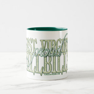 Proud West Virginia Hillbilly Two-Tone Coffee Mug