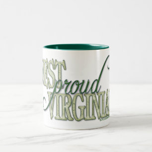 Proud West Virginian Two-Tone Coffee Mug