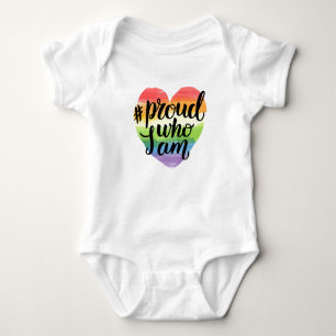 Proud Who I Am Baby Bodysuit