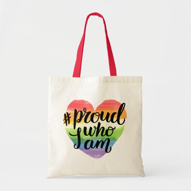 Proud Who I Am Tote Bag (Front)