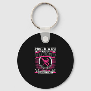 Proud Wife Of An Awesome Electrician Gift Key Ring