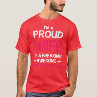 Proud Wife Of Freaking Awesome COMMERCE PROFESSOR  T-Shirt