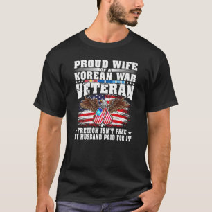 Proud Wife Of Korean War Veteran Military Vet s Sp T-Shirt