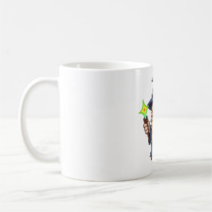 Proud Wizard Glowing Wand Hero Coffee Mug