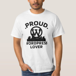 Proud WordPress Lover White T-shirt For Men