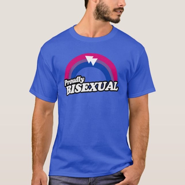 Proudly Bisexual T-Shirt (Front)