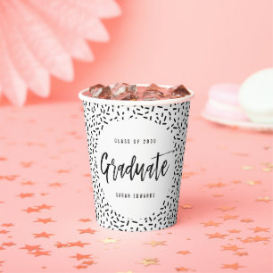 Proudly Brushed Graduation Party Paper Cup