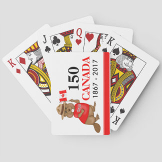 Proudly Canadian Beaver 150 Anniversary Playing Cards