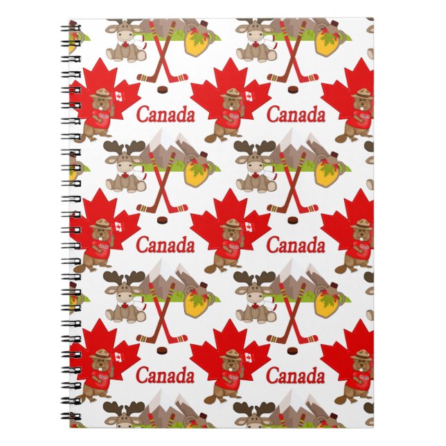 Proudly Canadian Beaver Notebook (Front)