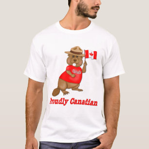 Proudly Canadian Beaver T-Shirt
