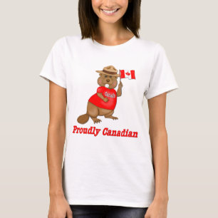 Proudly Canadian Beaver T-Shirt