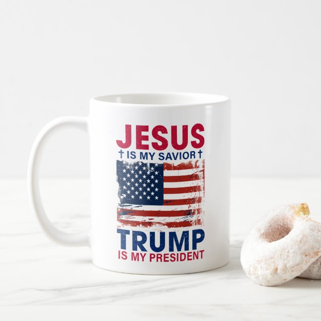 Proudly display your support for Trump Coffee Mug (With Donut)