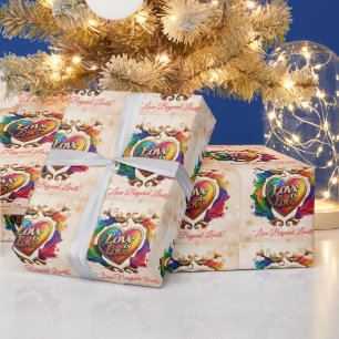 "Proudly Golden Love" Wrapping Paper