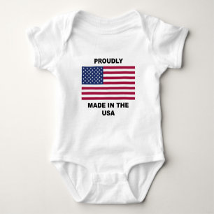 Proudly Made In The USA Baby Bodysuit