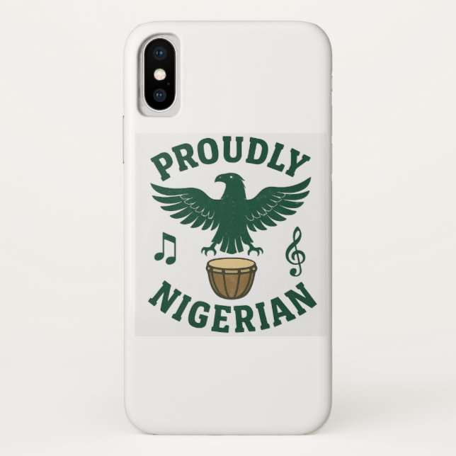 Proudly Nigerian Case – Bold. Strong. Unapologetic (Back)