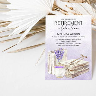 Proudly Retired Physician-Medical Retirement Party Invitation