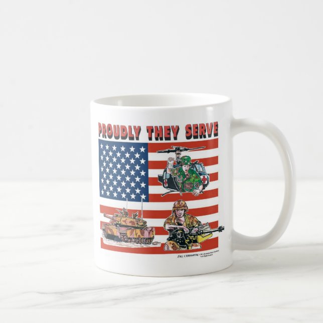 Proudly They Serve Coffee Mug (Right)