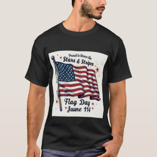 Proudly Waving – Flag Day Tribute Tee