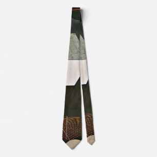 Proun 99, abstract artwork by El Lissitzky Tie