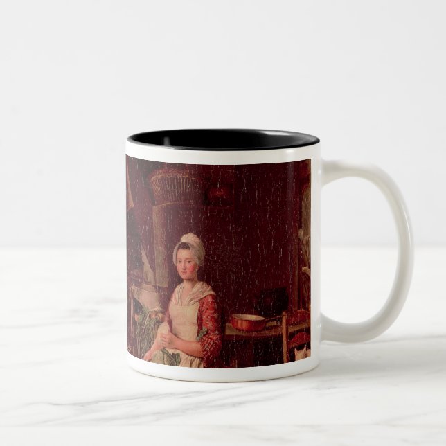 Provencal Kitchen Two-Tone Coffee Mug (Right)