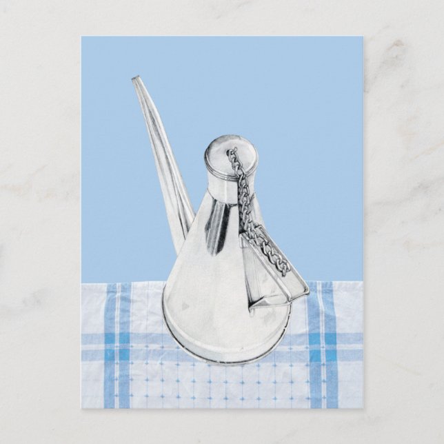 Provencal Olive Oil Can Postcard (Front)