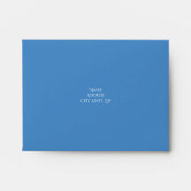 Provence Blue Envelope RSVP