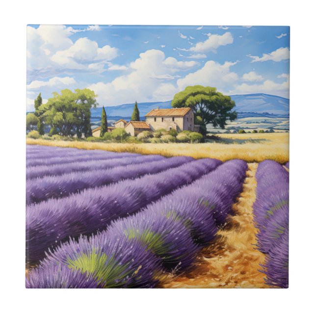 Provence Ceramic Tile (Front)