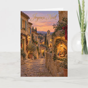 Provence Crèche de Noël Holiday Card