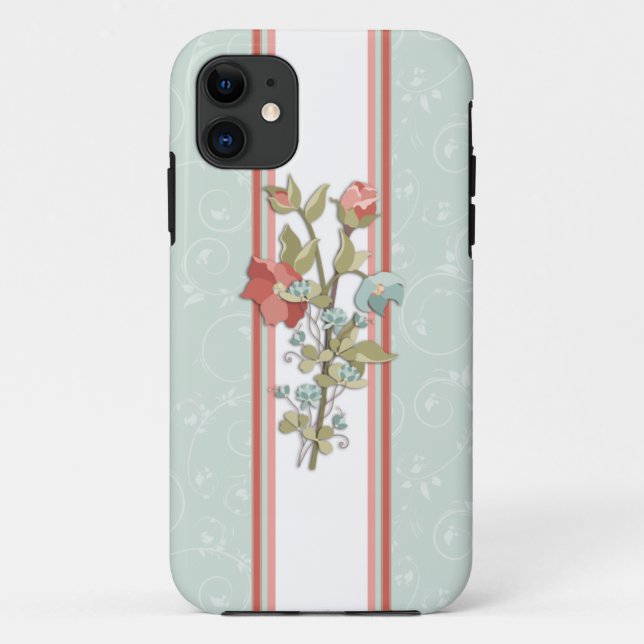 Provence Floral Case-Mate iPhone Case (Back)