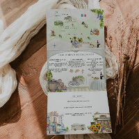 Provence France | Illustrated Birthday