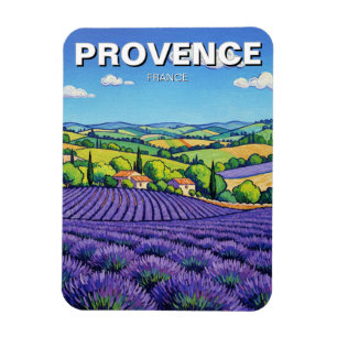 Provence France Lavender Fields Travel Magnet