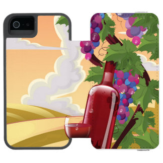 Provence France Vineyeard travel poster Incipio Watson™ iPhone 5 Wallet Case