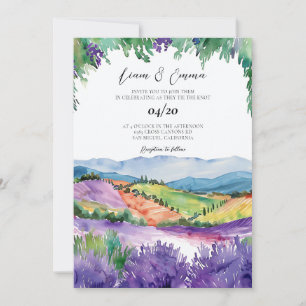 Provence France Wedding Invitation