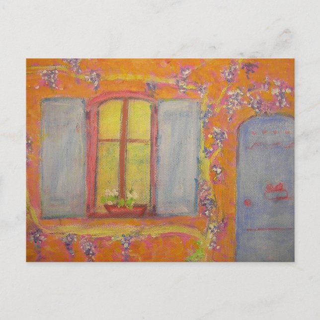 Provence France wisteria Postcard (Front)