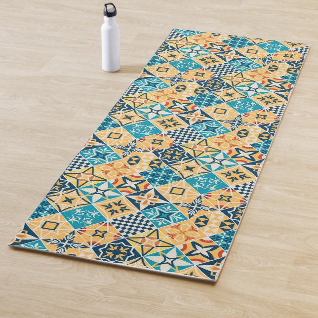 Provence French style or Tuscany Italian tiles Yoga Mat (In Situ)
