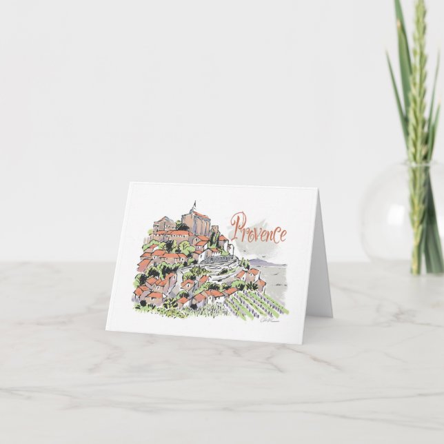 Provence Gordes note card (Front)