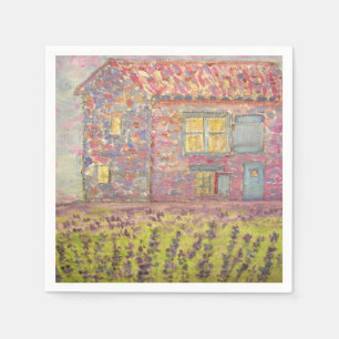 Provence House and Lavender Fields Napkin