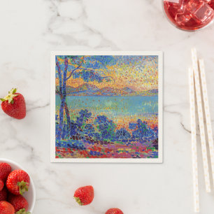 Provence Landscape by Henri-Edmond Cross Napkin