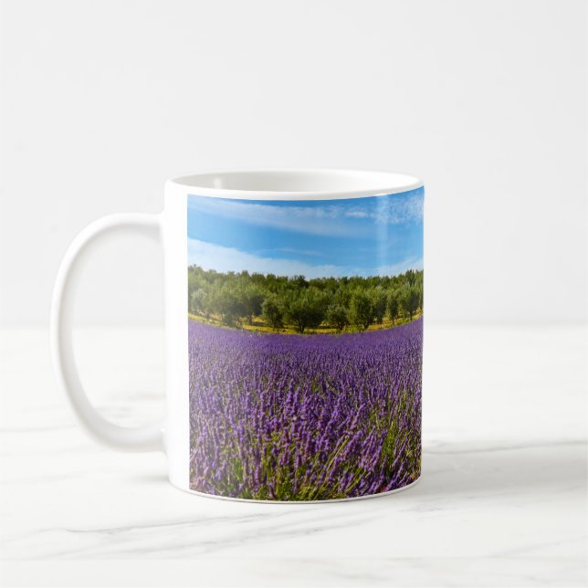 Provence Lavender Coffee Mug (Left)
