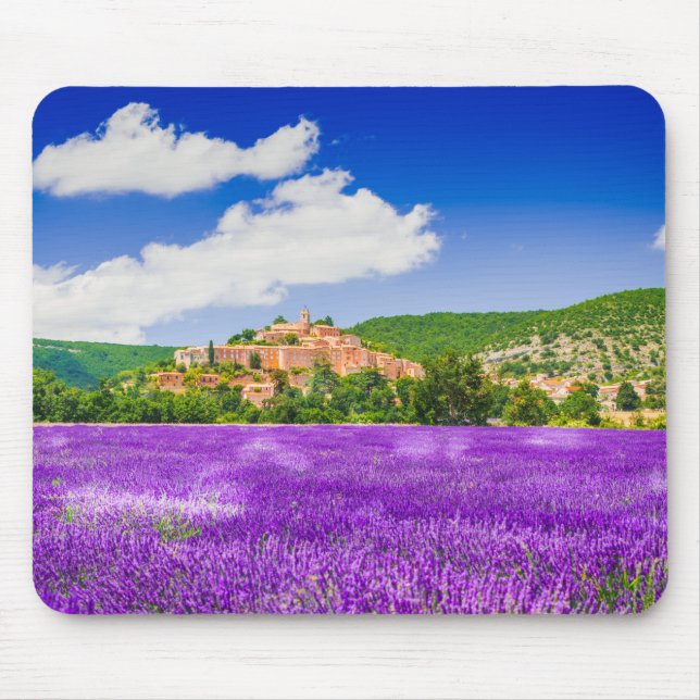 Provence lavender field landscape mousepad (Front)