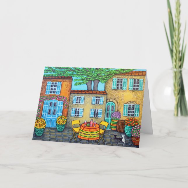 Provence Memories Greeting Card by Lisa Lorenz (Front)