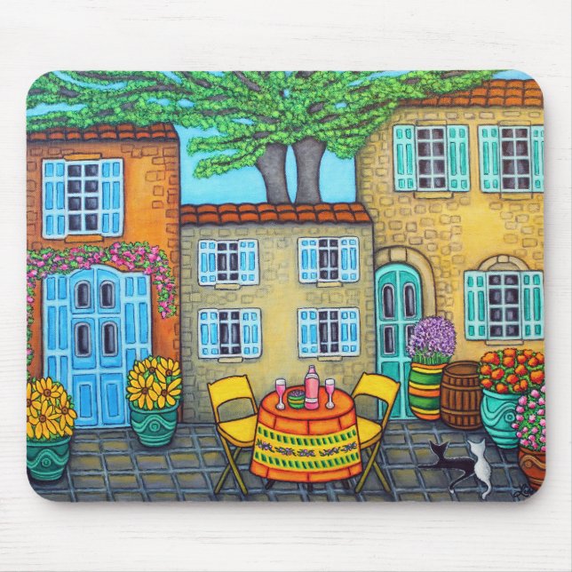 Provence Memories Mouse Pad by Lisa Lorenz (Front)