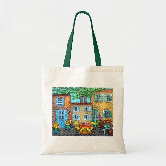 Provence Memories Tote Bag by Lisa Lorenz (Front)