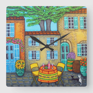 Provence Memories Wall Clock by Lisa Lorenz