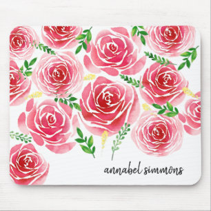 Provence Rose Personalised Mousepad