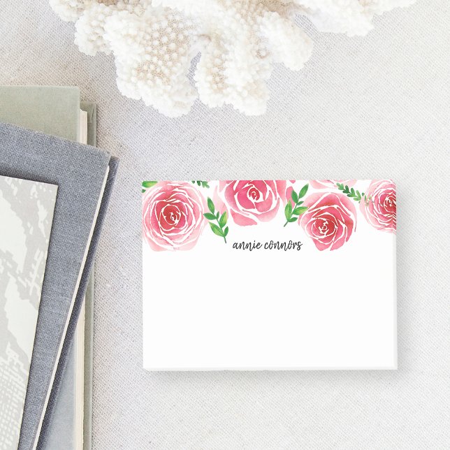 Provence Rose Personalised Post-it Notes (Creator Uploaded)