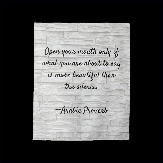 Proverb Wisdom Quote  Tapestry (Creator Uploaded)