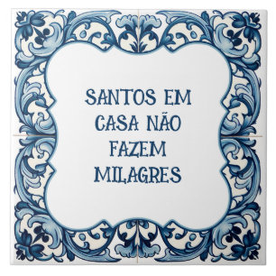 Provérbio português ceramic tile